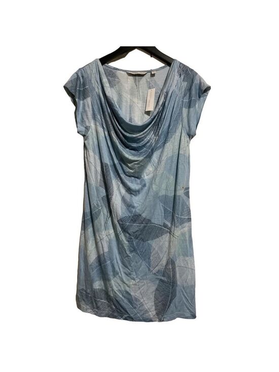 New York & Company Dresses & Skirts - New York & Company Blue Leaf Print Dress XL